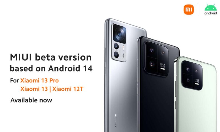 Xiaomi 13 Pro 12T MIUI Android 14 Beta