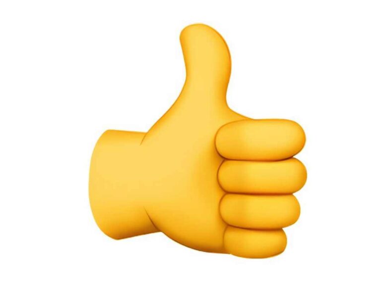 thumbs up emoji