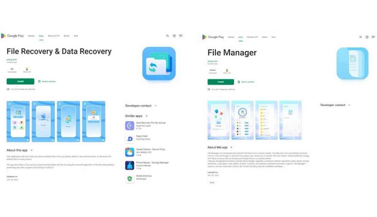file recovery malicious app