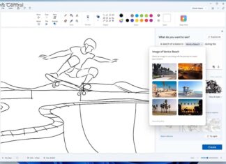 Microsoft Windows 11 Ζωγραφική AI