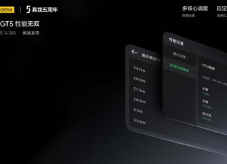 Realme GT 5 CPU Speed