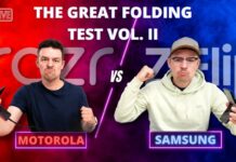 Samsung Galaxy Z Flip 5 vs Motorola Razr 40 Ultra folding