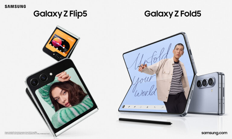 Samsung Galaxy Z Fold 5 and Z Flip 5 Techmaniacs ADV