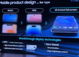 Samsung Zero Bezel Display