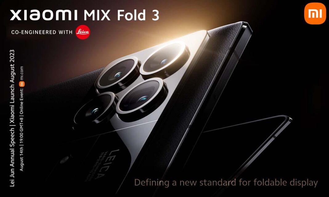 Xiaomi MIX Fold 3 Official Launch Event
