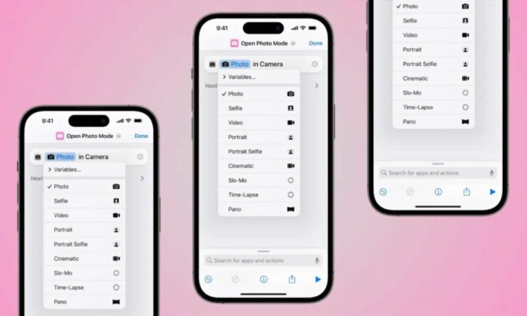 iOS 17 συντομεύσεις κάμερας