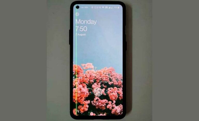 oneplus green lines