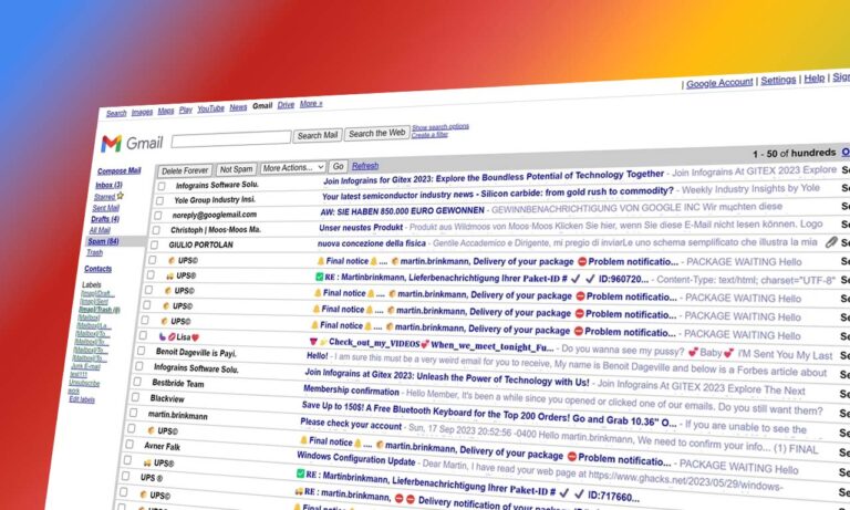 Gmail HTML Version