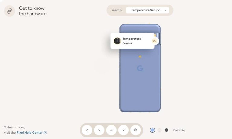 Google Pixel 8 Pro Official 360 Simulator