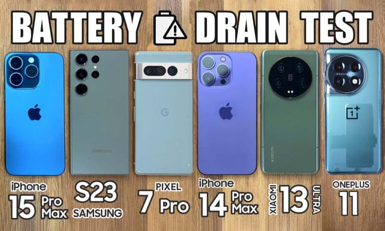 Samsung Galaxy S23 Ultra vs iPhone 15 Pro Max Battery Life
