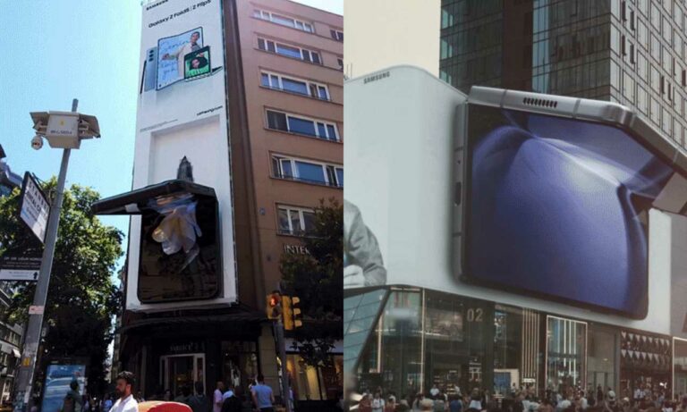 Samsung Galaxy Z Flip Fold 5 3D Ads