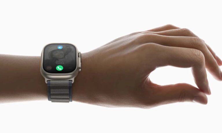Double Tap Apple Watch Series 9 Ultra 2 3