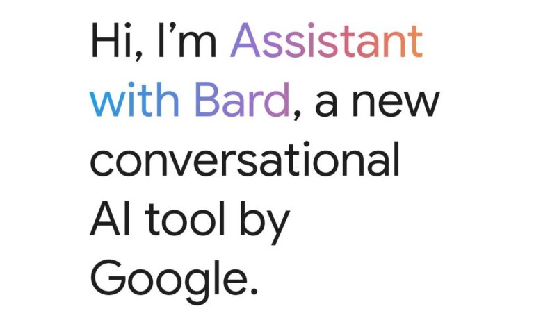 Google Assistant with Bard First UI