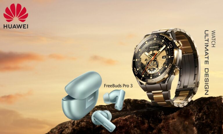 HUAWEI WATCH ULTIMATE DESIGN and FreeBuds Pro 3 Techmaniacs ADV