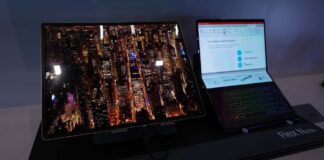 Samsung Foldable Laptop Waterdrop