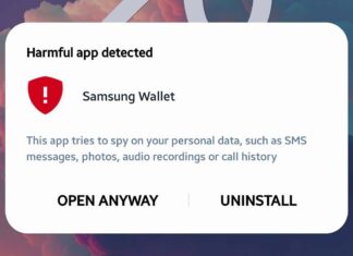 Samsung Messages Wallet