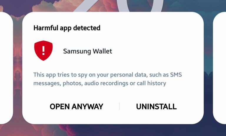 Samsung Messages Wallet