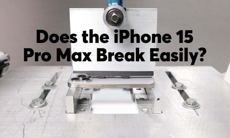 iPhone 15 Pro Max Bend Test