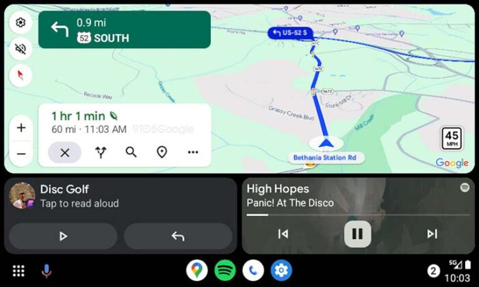 Android Auto Google Maps New Colours