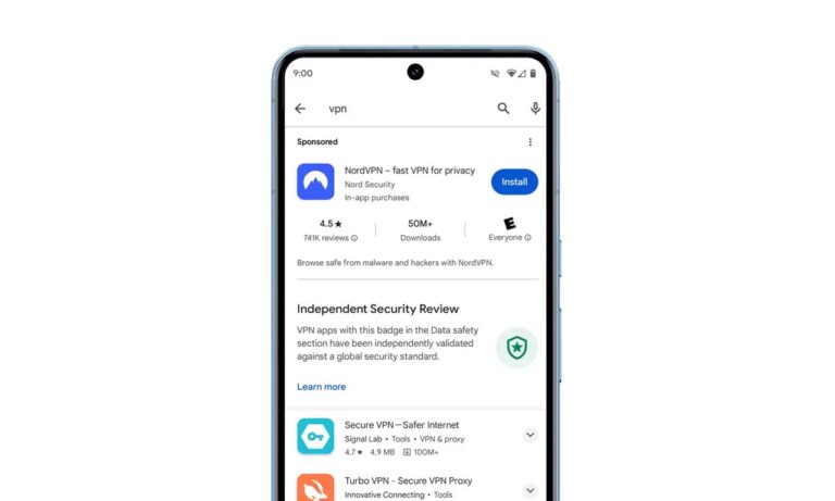 Google Play Store VPN