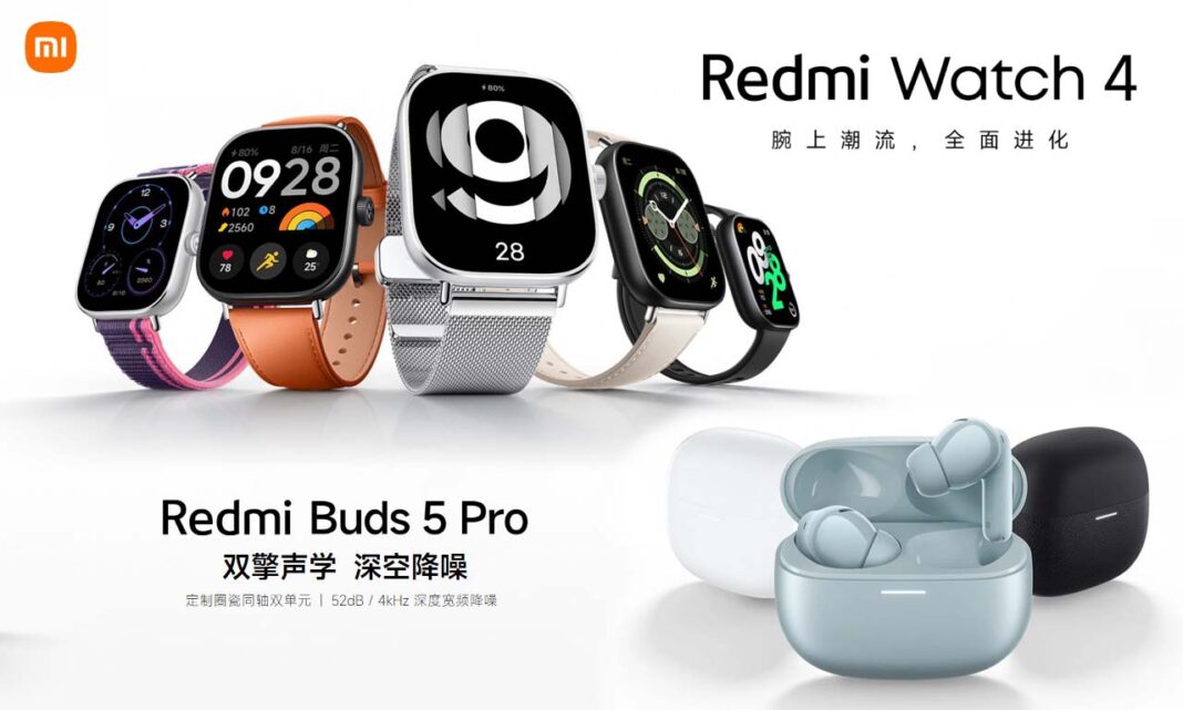 Redmi Watch 4 Buds 5 Pro Launch
