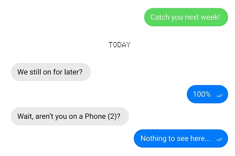 iMessage Android Nothing Chats