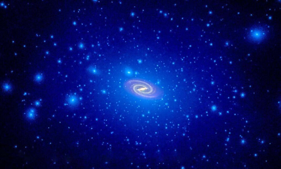 σκοτεινή ύλη Milty Way Halo Γαλαξία Nube