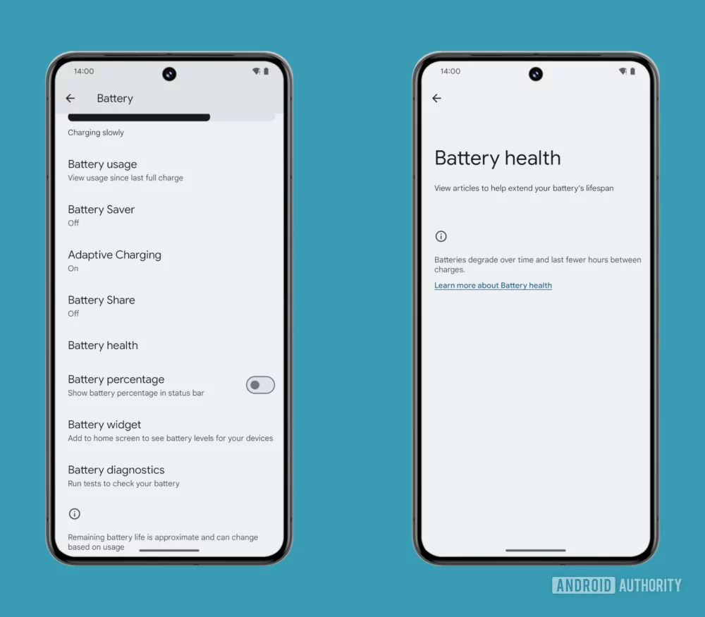 Android υγεία μπαταρίας