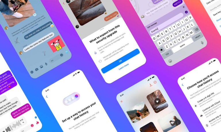 Facebook Messenger end-to-end