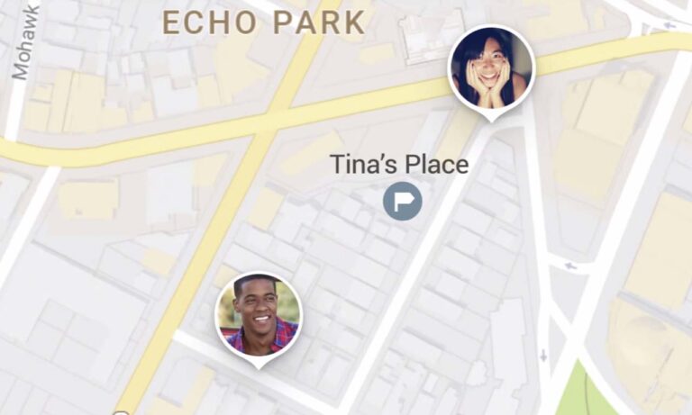Google Maps Επαφές Τοποθεσία