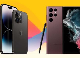 Samsung Galaxy iPhone