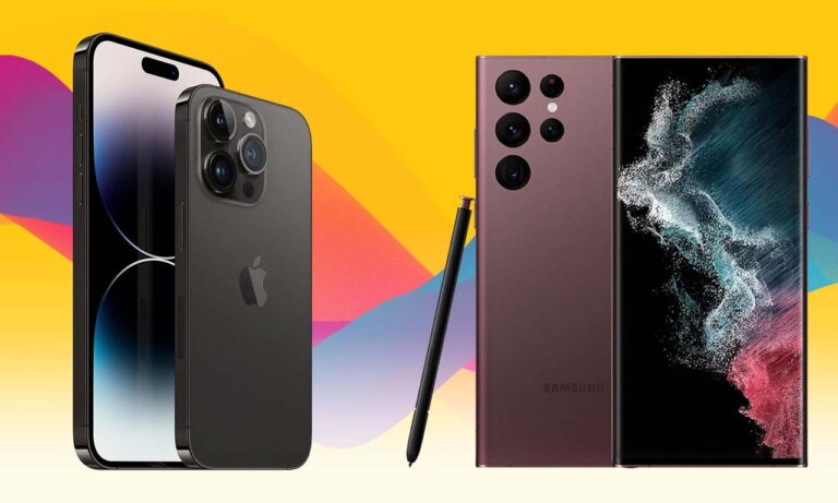 Samsung Galaxy iPhone