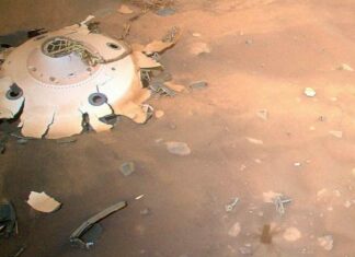 nasa mars wreckage