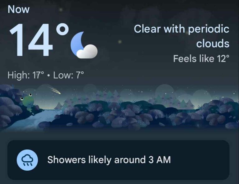 weather ui google