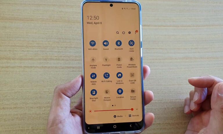 Galaxy One UI 6.0 κίτρινη