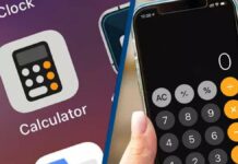 iPhone αριθμομηχανή