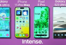 Galaxy S24 Ultra vs iPhone 15 Pro Max vs Pixel 8 Pro