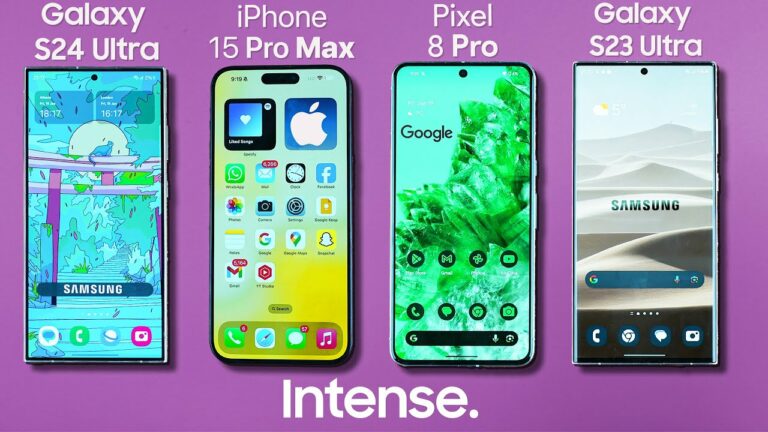 Galaxy S24 Ultra vs iPhone 15 Pro Max vs Pixel 8 Pro