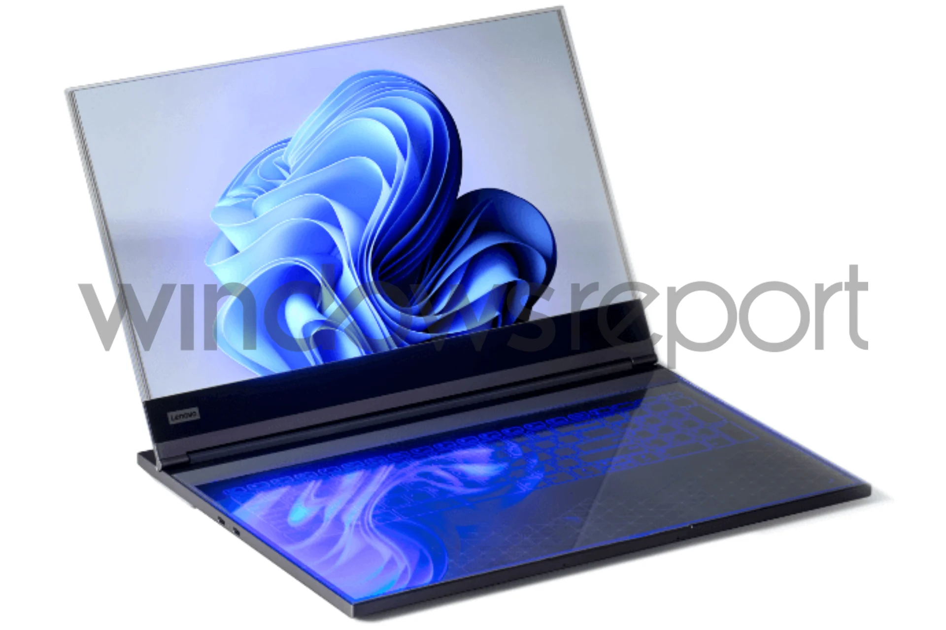 Lenovo διαφανές concept laptop