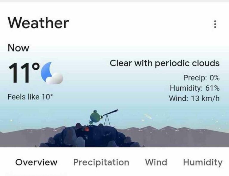 google weather