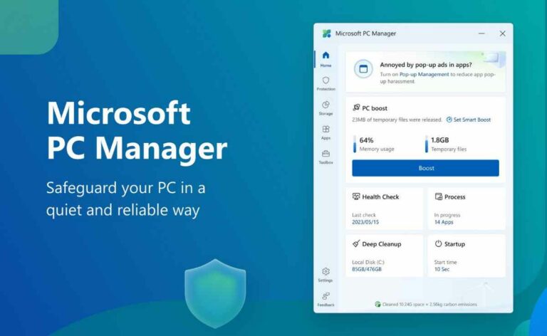 microsoft pc manager