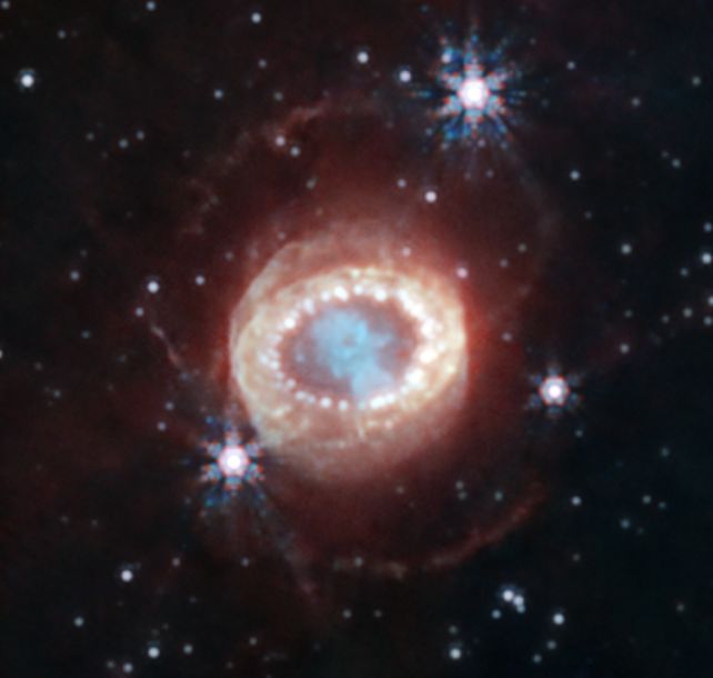 Αστέρι Εξερράγη SN 1987A JWST