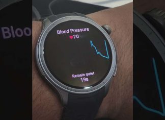 Amazfit smartwatch blood pressure