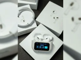 AirPods με οθόνη αφής στη θήκη, απομίμηση αντιγράφει πατέντα της Apple Apple AirPods Screen Case Οθόνη