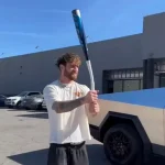 Cybertruck baseball bat