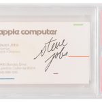 Steve Jobs signed bussiness card (2)