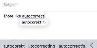 iPhone iOS 17 Autocorrect αυτόματης διόρθωσης