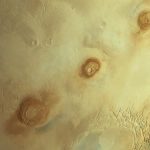 mars volcano trio