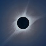 A composite of the August 21, 2017 total solar eclipse.