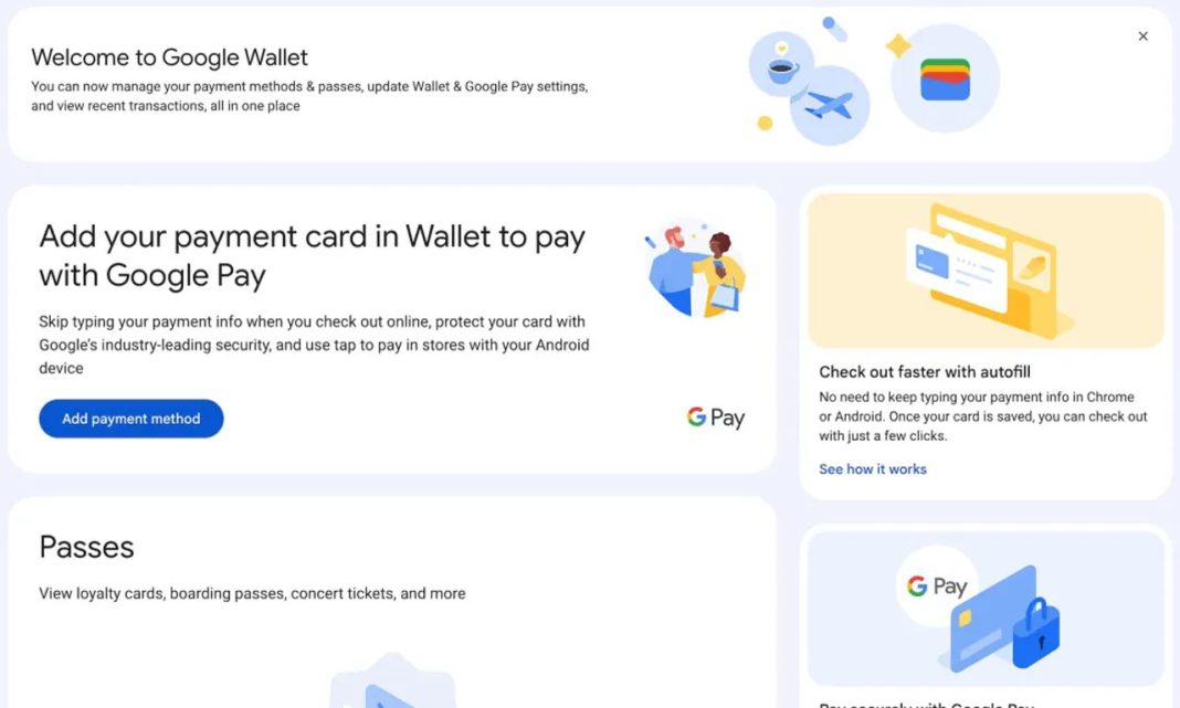 Google Wallet Web